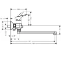 Hansgrohe Logis Vannas/dušas jaucējkrāns, 71402000