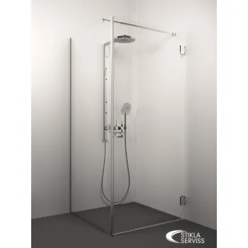 Stikla Serviss Dušas stūris kvadrātveida GIORGIO 100x100cm