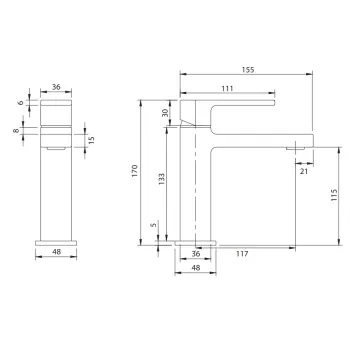 OMNIRES BARETTI IEBŪVĒJAMAIS IZLIETNES JAUCĒJKRĀNS MELNS BA7810BL.