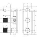 CONTOUR VANNAS/DUŠAS SISTĒMA CT8035/1CR