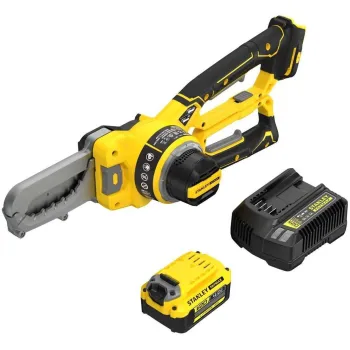 Motorzāģis Stanley 18 V akumulatora, 1 x 4,0 Ah akumulators, lādētājs SFMCPS515M1-QW