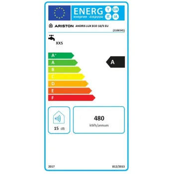 Elektriskais Ūdens Sildītājs (Boilers) Ariston Andris Lux Eco 10 L virs izlietnes