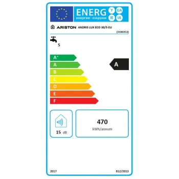 Elektriskais Ūdens Sildītājs (Boilers) Ariston Andris Lux Eco 30 L virs izlietnes