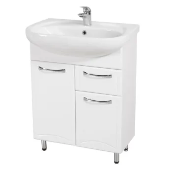 Vannas istabas skapītis Aqua Rodos DECOR ar izlietni NOVA 65