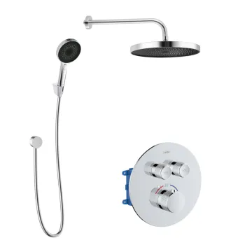 Dušas sistēma Kielle Oudee iebūvējams ar termostatu, Hromēts 20602SPT20