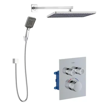 Dušas sistēma Kielle Arkas I iebūvējams ar termostatu, Hromēta 20611SPT20