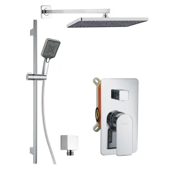 Dušas sistēma Kielle Vega iebūvējams, Hromēts 20618SP10