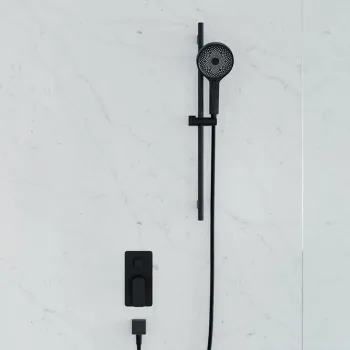 Dušas sistēma Kielle Vega iebūvējams, Melna Matēts 20618SP24