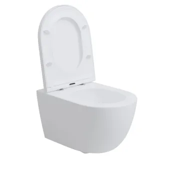 Piekaramais pods Kielle Oudee Rimless Vortex+ ar SoftClose Vāku Balts 30102005