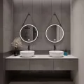 Vannas istabas izlietne Kielle Idolio D40cm uz virsmas Balta