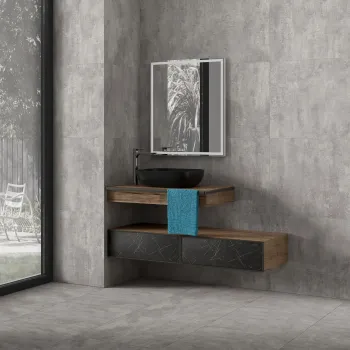 Vannas istabas spogulis Kielle Idolio ar LED apgaismojumu un apsildi, 60x80cm 50324001