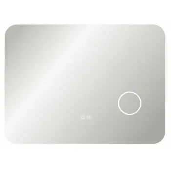 Vannas istabas spogulis Kielle Idolio ar LED apgaismojumu un apsildi 60x80cm +kosmētikas spogulis  50324021