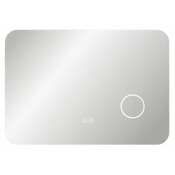 Vannas istabas Spogulis Kielle Idolio ar LED apgaismojumu melns 100x70cm +Kosmētikas spogulis 50324031