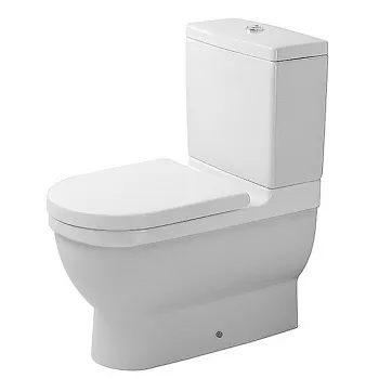 Tualetes pods Duravit Starck3 WC kompakts ar SoftClose funkciju 655x360mm Tualetes pods Duravit Starck3 WC kompakts ar SoftClose funkciju 655x360mm