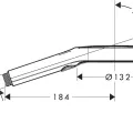 Dušas Klausule Hansgrohe Rainfinity 130 3jet, hroms