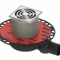 Dušas traps TECEdrainpoint  S 112 traps ar resti NT, horizontāls, DN50