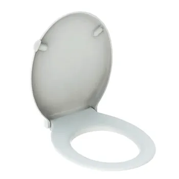 Poda vāks Geberit Selnova, cietais WC vāks NT eņģes, uzstādīšana no apakšas