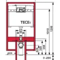 Montāžas rāmis TECEprofil universālais WC modulis 8cm