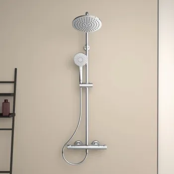 Dušas sistēma Ideal Standard Ceratherm T50 dušas sitēma ar termostatu Dušas sistēma Ideal Standard Ceratherm T50 dušas sitēma ar termostatu