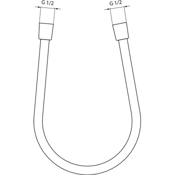 Dušas šļūtene Ideal Standard IdealFlex dušas šļūtene, L=1250mm