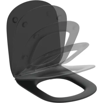Poda vāks Ideal Standard TESI WC Soft-Close sēdriņķis, Silk Black Poda vāks Ideal Standard TESI WC Soft-Close sēdriņķis, Silk Black