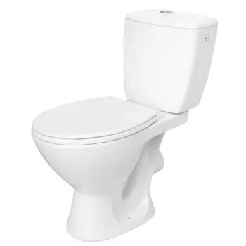 Tualetes pods CERSANIT KASKADA ar tvertni 3/6l, ūdens padeve no sāniem, horizontāls izvads K100-206