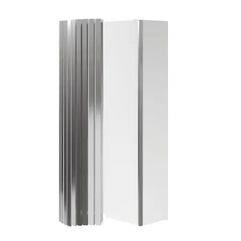 Augstais skapis (Penālis) Cersanit VIRGO 40 balts ar melno rokturi S522-033