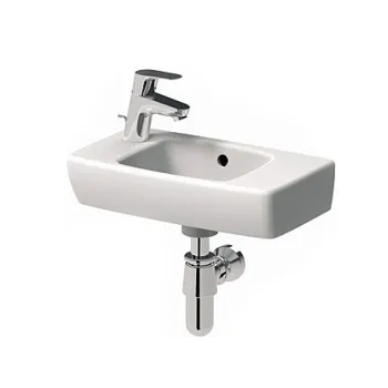 Vannas Istabas Izlietne GEBERIT SELNOVA Square 45X25cm kreisā, 500.319.01.1 Vannas Istabas Izlietne GEBERIT SELNOVA Square 45X25cm kreisā, 500.319.01.1