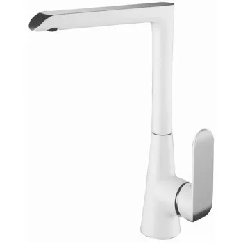 Ūdens Maisītājs virtuves izlietnei Vento Ravena RV43156W, balts/hroms