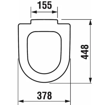 Poda vāks Jika Mio/Cubito, balts