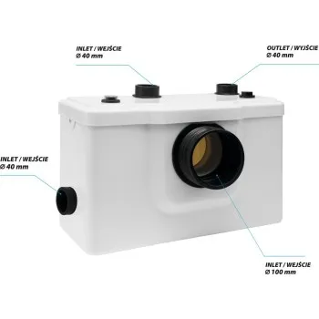 Fekālais sūknis Fala ar smalcinātāju, 600W, 697177
