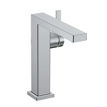 Vannas istabas izlietnes maisītājs Hansgrohe Tecturis E 150 Fine CoolStart EcoSmart+ ar push-open izplūdi 73040000 hromēts