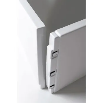 Vannas panelis Polysan Plain Priekšējais 190, kreisais, 1900x590 mm, balts 72660