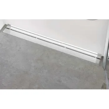 Dušas kanāla profils ACO ShowerStep 990 mm, labā puse, h=12.5/30 mm Melns