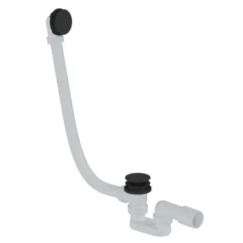 Vannas sifons Kielle Click-Clack , garums 1000 mm, matēti melns 116010114