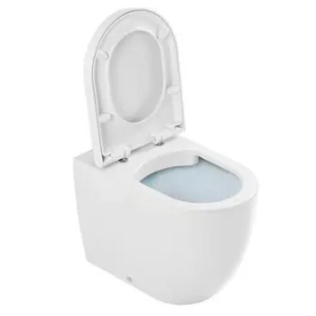 Piekaramais pods Sanindusa Sanibold Rimfree, grīdas, Vertikāls izvads, bez vāka, Balts 137011004