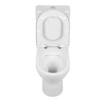 Tualetes pods Sanindusa Winner Rimfree ar SoftClose EasyClipp vāku, Balts 142930004