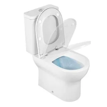 Tualetes pods Sanindusa Winner Rimfree ar SoftClose EasyClipp vāku, Balts 142931004