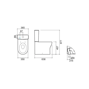 Tualetes pods Sanindusa Winner Rimfree ar SodtClose EasyClipp vāku 144927004
