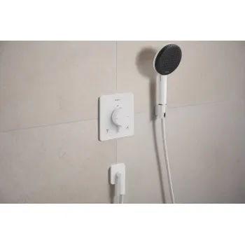 Dušas izvads Hansgrohe FixFit Fine Q, matēti balts 28884700