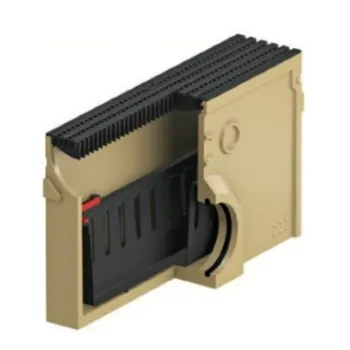 Smilšķērājs ACO EuroLine 2.0 B125, H=30cm ar plastmasas režģi, 3004024