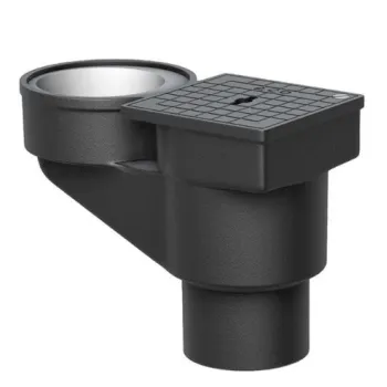 Gūlija ACO apaļa DN100 čuguna.K3 5217.90.00