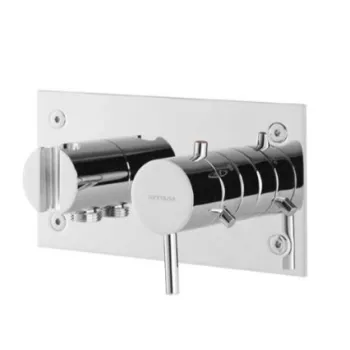 Dušas masītājs Sanindusa Tube iebūvējams ar termostatu Hromēts 531470111