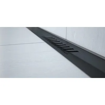 Dušas kanāla reste ACO ShowerDrain S+, Stripe 800 mm, Melns