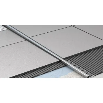 Dušas kanāla reste ACO ShowerStep, kreisā puse, 1490mm, H10, Melns