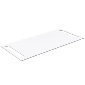 Darba virsma Kame Universal HPL ar 2 dvieļu turētājiem 120cm Balts Matēts WP-2/10-3/H16