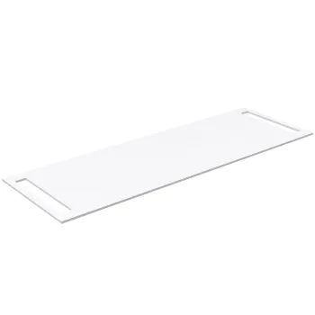 Darba virsma Kame Universal HPL ar 2 dvieļu turētājiem 140cm Balts Matēts WP-2/12-3/H16