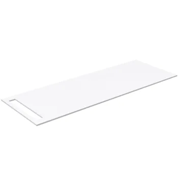 Darba virsma Kame Universal ar dvieļu turētāju HPL 130cm Balts Matēts WP-1/12-3/H16