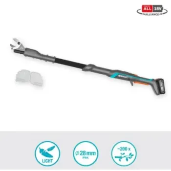 Dārza šķēres Gardena 18 V akumulatora, EasyCut 110/18V P4A, bez akumulatora un lādētāja 14772-55