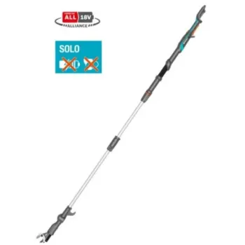 Dārza šķēres Gardena 18 V akumulatora, teleskopiskās HighCut 250/18 V P4A, bez akumulatora un lādētāja 14774-55